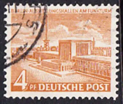 BERLIN 1953 Michel-Nummer 112 gestempelt EINZELMARKE (c)