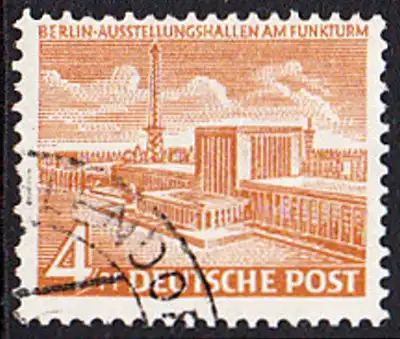BERLIN 1953 Michel-Nummer 112 gestempelt EINZELMARKE (k)