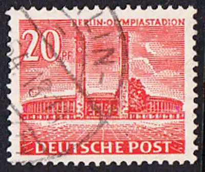 BERLIN 1953 Michel-Nummer 113 gestempelt EINZELMARKE (m)