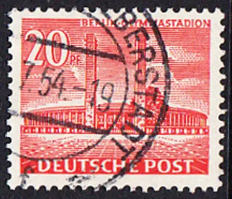 BERLIN 1953 Michel-Nummer 113 gestempelt EINZELMARKE (n)