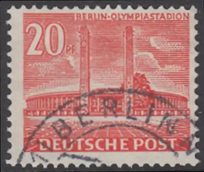 BERLIN 1953 Michel-Nummer 113 gestempelt EINZELMARKE (o)