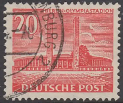 BERLIN 1953 Michel-Nummer 113 gestempelt EINZELMARKE (p)