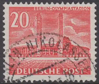 BERLIN 1953 Michel-Nummer 113 gestempelt EINZELMARKE (q)