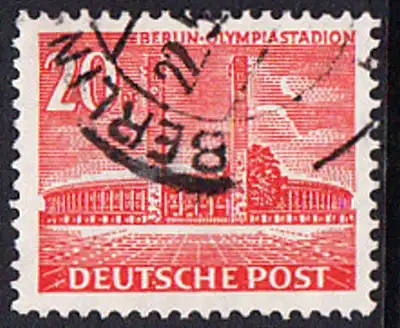 BERLIN 1953 Michel-Nummer 113 gestempelt EINZELMARKE (l)
