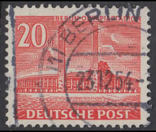 BERLIN 1953 Michel-Nummer 113 gestempelt EINZELMARKE (t)