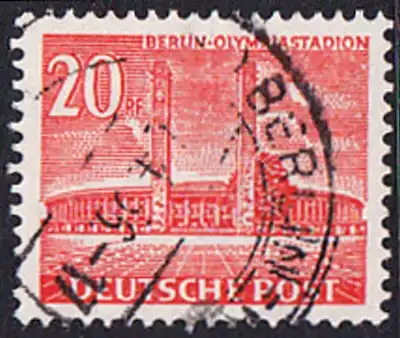 BERLIN 1953 Michel-Nummer 113 gestempelt EINZELMARKE (b)