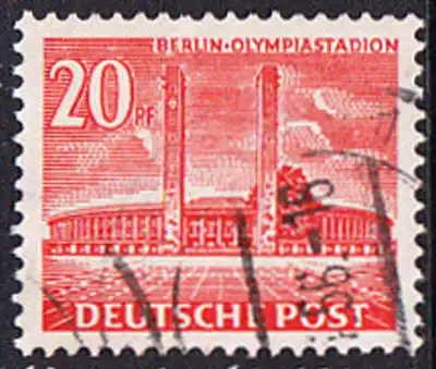 BERLIN 1953 Michel-Nummer 113 gestempelt EINZELMARKE (h)