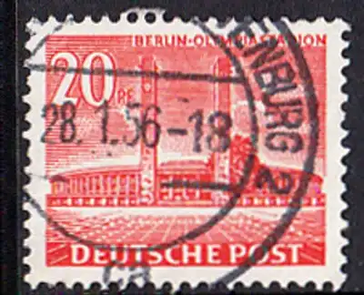 BERLIN 1953 Michel-Nummer 113 gestempelt EINZELMARKE (g)