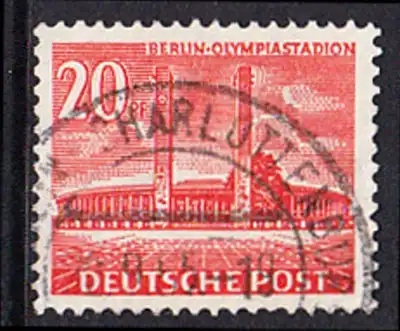 BERLIN 1953 Michel-Nummer 113 gestempelt EINZELMARKE (f)