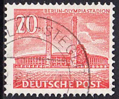 BERLIN 1953 Michel-Nummer 113 gestempelt EINZELMARKE (e)
