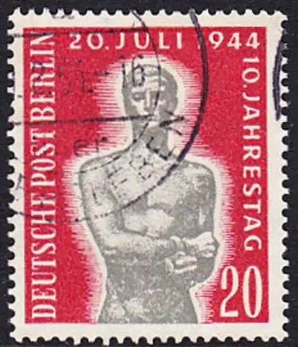 BERLIN 1954 Michel-Nummer 119 gestempelt EINZELMARKE (t)