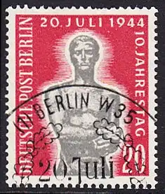 BERLIN 1954 Michel-Nummer 119 gestempelt EINZELMARKE (g)