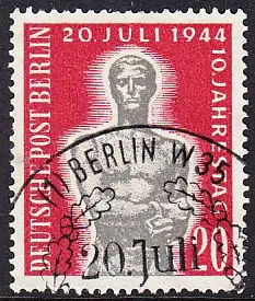 BERLIN 1954 Michel-Nummer 119 gestempelt EINZELMARKE (zb)