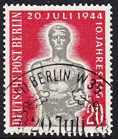 BERLIN 1954 Michel-Nummer 119 gestempelt EINZELMARKE (z)