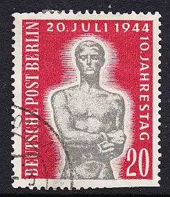BERLIN 1954 Michel-Nummer 119 gestempelt EINZELMARKE (v)