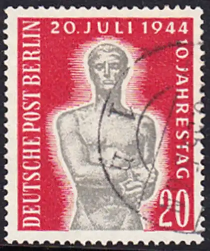 BERLIN 1954 Michel-Nummer 119 gestempelt EINZELMARKE (q)