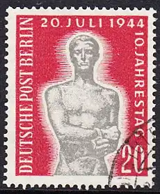 BERLIN 1954 Michel-Nummer 119 gestempelt EINZELMARKE (p)