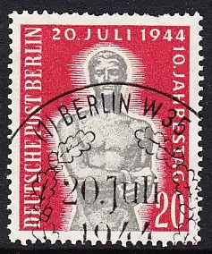 BERLIN 1954 Michel-Nummer 119 gestempelt EINZELMARKE (f)