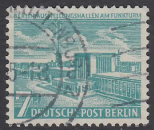 BERLIN 1954 Michel-Nummer 121 gestempelt EINZELMARKE (b)