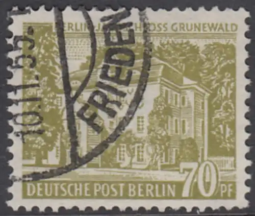 BERLIN 1954 Michel-Nummer 123 gestempelt EINZELMARKE (c)