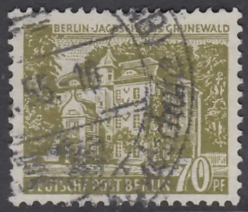 BERLIN 1954 Michel-Nummer 123 gestempelt EINZELMARKE (e)