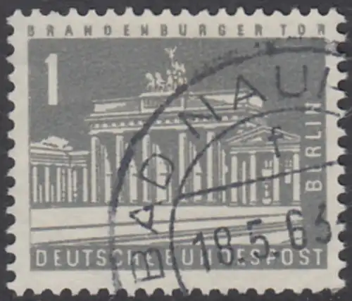 BERLIN 1956 Michel-Nummer 140 gestempelt EINZELMARKE (r)