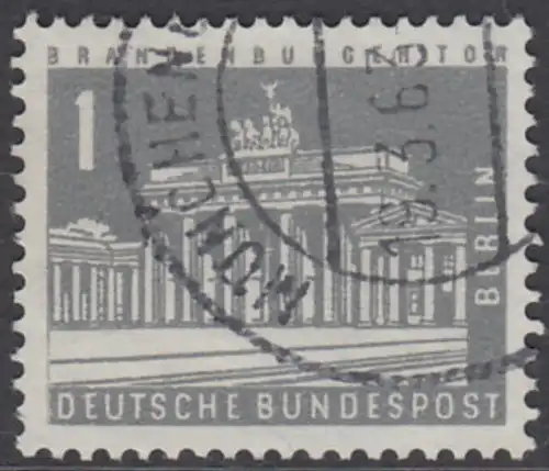 BERLIN 1956 Michel-Nummer 140 gestempelt EINZELMARKE (l)
