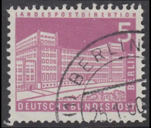 BERLIN 1956 Michel-Nummer 141 gestempelt EINZELMARKE (u)