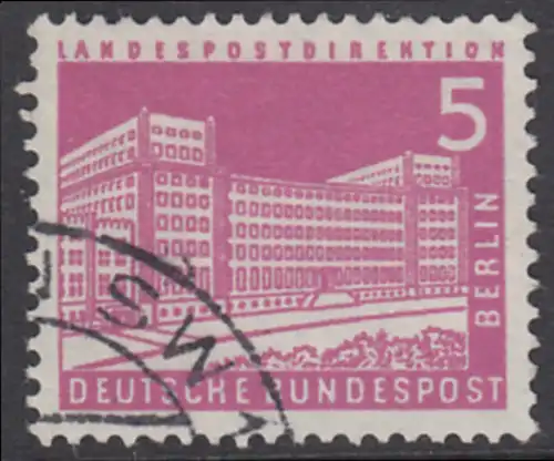 BERLIN 1956 Michel-Nummer 141 gestempelt EINZELMARKE (t)