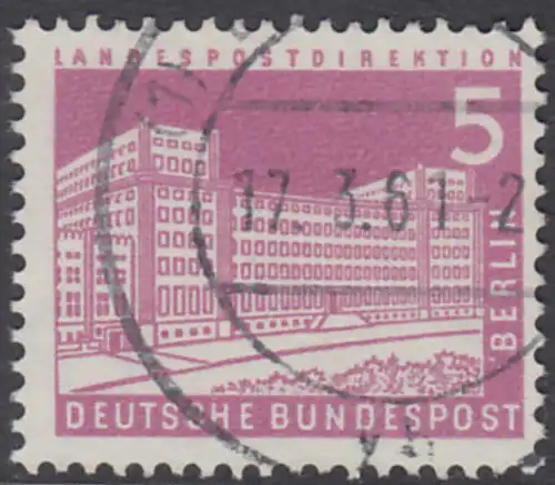 BERLIN 1956 Michel-Nummer 141 gestempelt EINZELMARKE (q)