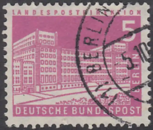 BERLIN 1956 Michel-Nummer 141 gestempelt EINZELMARKE (n)