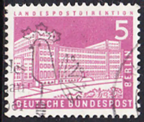 BERLIN 1956 Michel-Nummer 141 gestempelt EINZELMARKE (d)