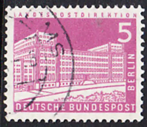 BERLIN 1956 Michel-Nummer 141 gestempelt EINZELMARKE (e)