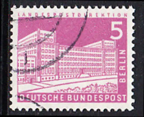 BERLIN 1956 Michel-Nummer 141 gestempelt EINZELMARKE (f)