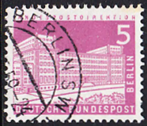 BERLIN 1956 Michel-Nummer 141 gestempelt EINZELMARKE (g)