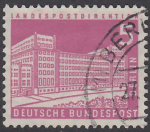 BERLIN 1956 Michel-Nummer 141 gestempelt EINZELMARKE (l)