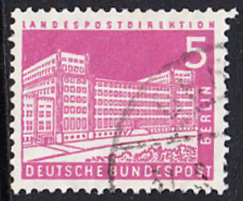 BERLIN 1956 Michel-Nummer 141 gestempelt EINZELMARKE (b)