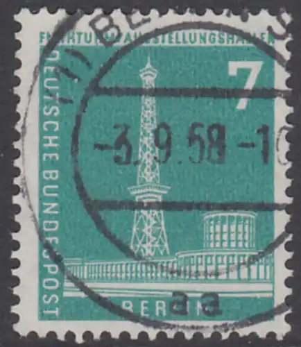 BERLIN 1956 Michel-Nummer 142 gestempelt EINZELMARKE (q)