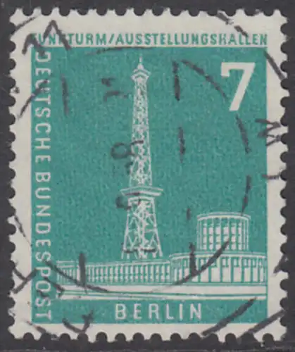 BERLIN 1956 Michel-Nummer 142 gestempelt EINZELMARKE (e)