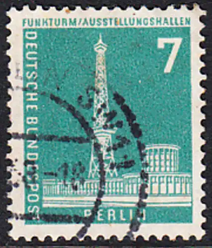 BERLIN 1956 Michel-Nummer 142 gestempelt EINZELMARKE (f)