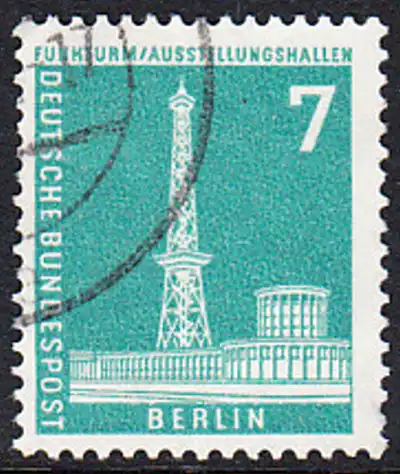 BERLIN 1956 Michel-Nummer 142 gestempelt EINZELMARKE (b)