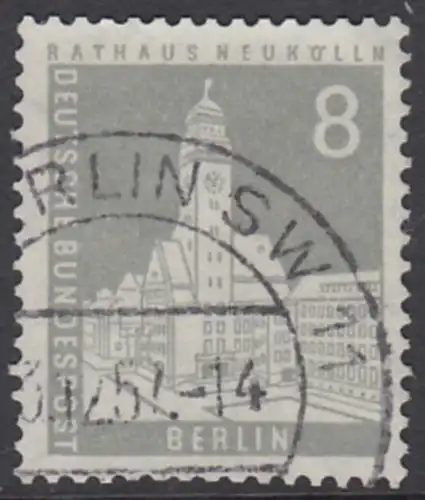 BERLIN 1956 Michel-Nummer 143 gestempelt EINZELMARKE (m)