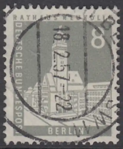 BERLIN 1956 Michel-Nummer 143 gestempelt EINZELMARKE (l)