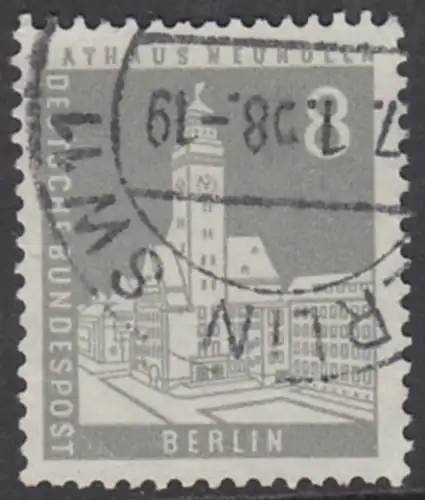 BERLIN 1956 Michel-Nummer 143 gestempelt EINZELMARKE (b)