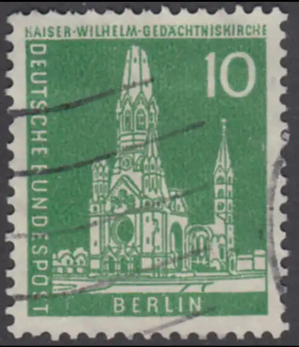 BERLIN 1956 Michel-Nummer 144 gestempelt EINZELMARKE (s)