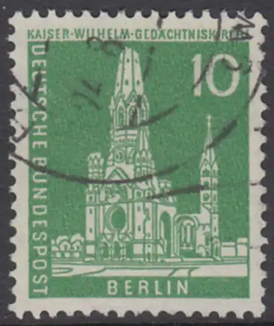 BERLIN 1956 Michel-Nummer 144 gestempelt EINZELMARKE (p)