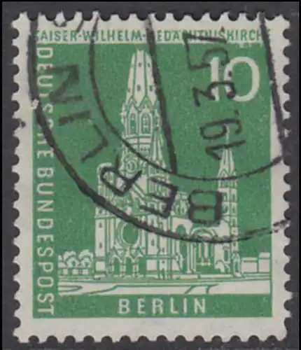 BERLIN 1956 Michel-Nummer 144 gestempelt EINZELMARKE (u)