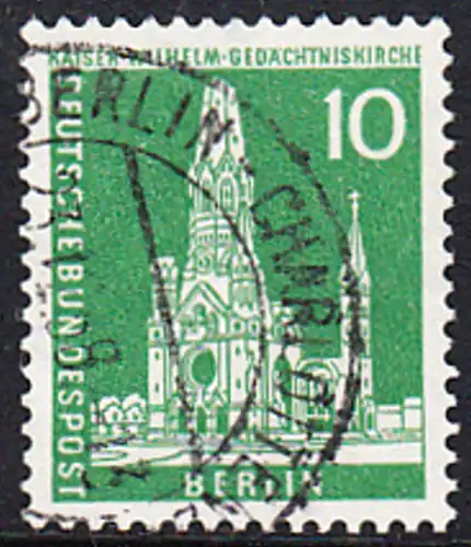 BERLIN 1956 Michel-Nummer 144 gestempelt EINZELMARKE (d)