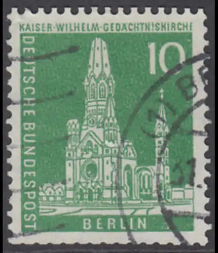 BERLIN 1956 Michel-Nummer 144 gestempelt EINZELMARKE (t)