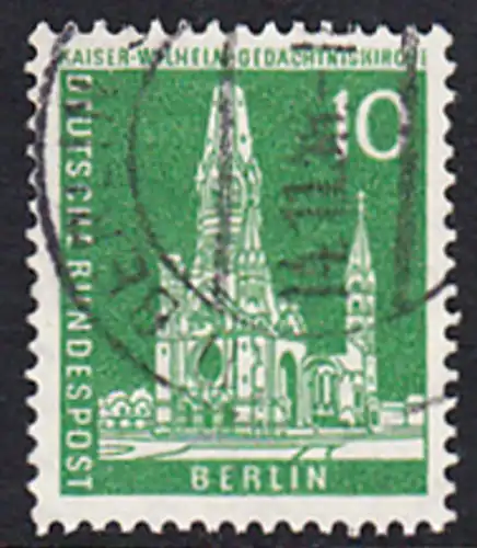 BERLIN 1956 Michel-Nummer 144 gestempelt EINZELMARKE (b)